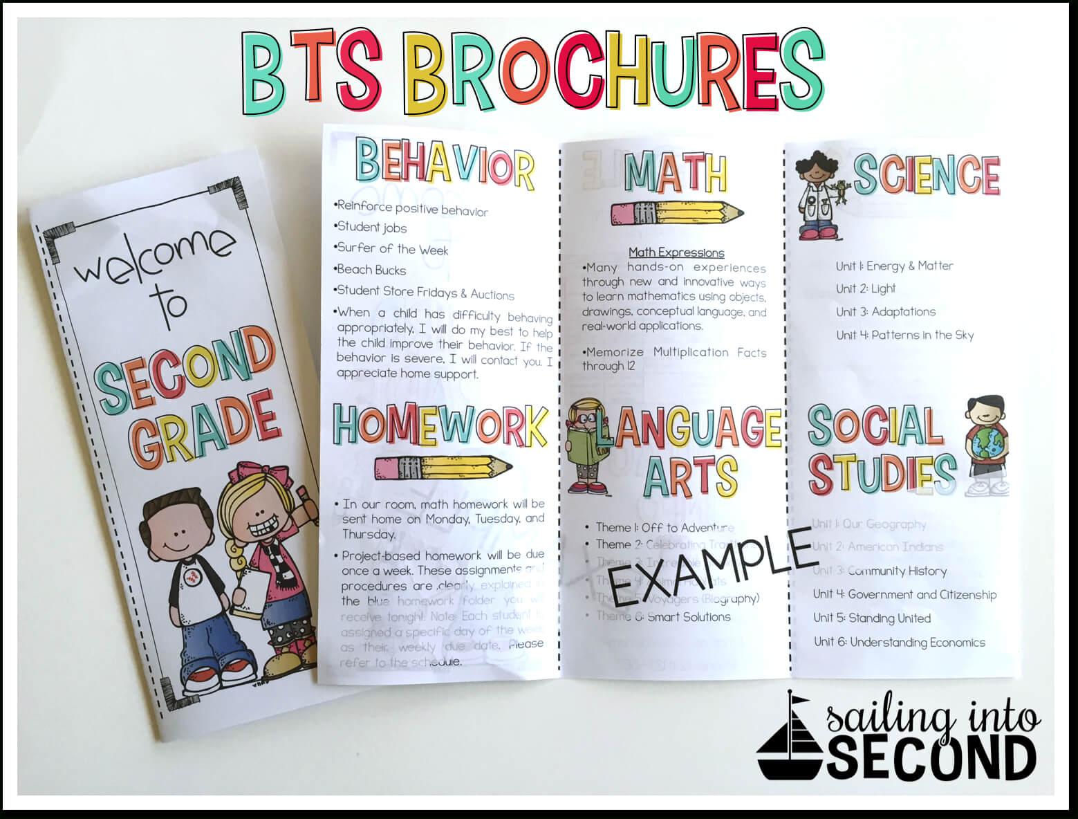 Back To School Night | Meet The Teacher Template Editable Intended For Brochure Templates For School Project