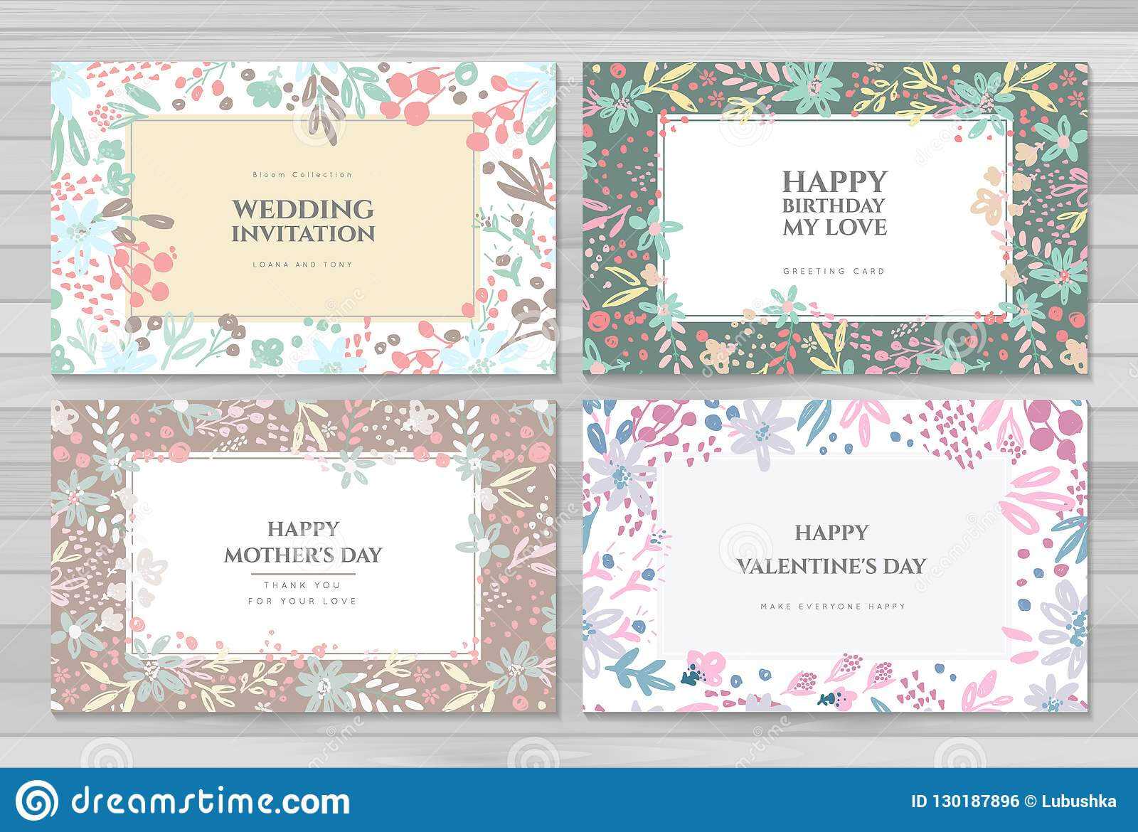 Background Cards Templates Stock Vector. Illustration Of Inside Advertising Cards Templates