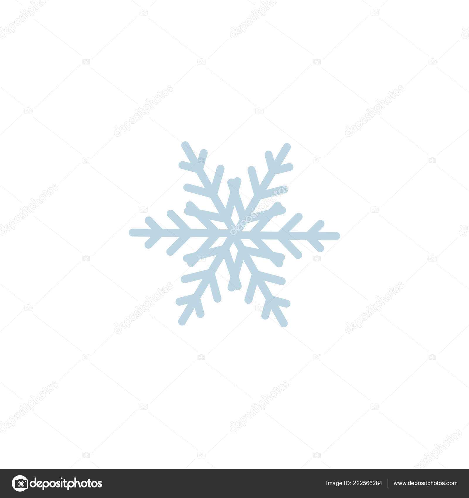 Background: Snowflake Blank | Snowflake Icon Template With Blank Snowflake Template