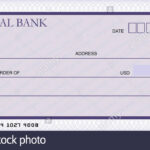 Bank Cheque Stock Photos & Bank Cheque Stock Images – Alamy Within Large Blank Cheque Template