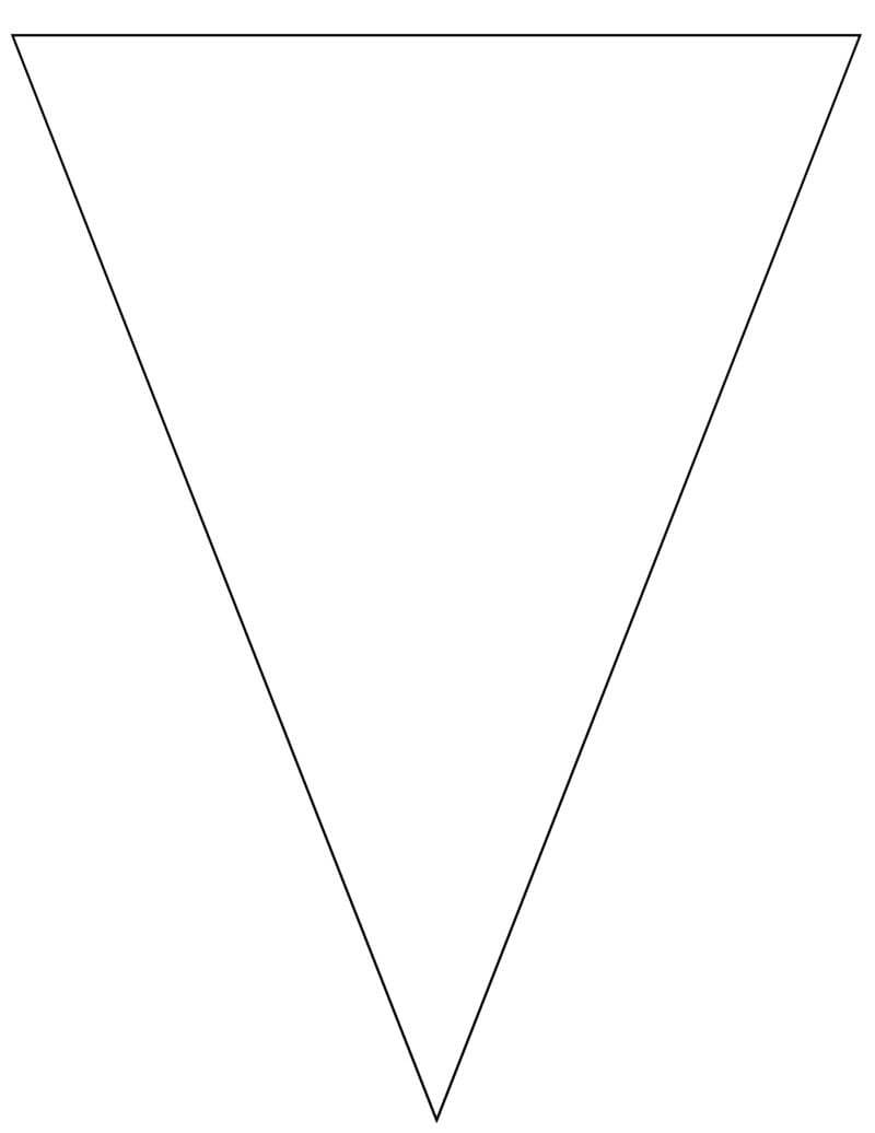 Banner Flag Template – Free To Use … | Diy Gifts | Free Intended For Triangle Banner Template Free