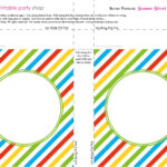 Banner Squares Stripes Sesame Street Printablepartyshop Throughout Staples Banner Template