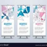 Banner Stand Design Template With Abstract Throughout Banner Stand Design Templates