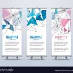 Banner Stand Design Template With Abstract Throughout Banner Stand Design Templates