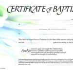 Baptism Certificate Xp4Eamuz | Sunday School | Certificate For Baptism Certificate Template Download