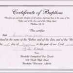 Baptism Certificates Free Online | Denver's Certificate Of with Christian Baptism Certificate Template