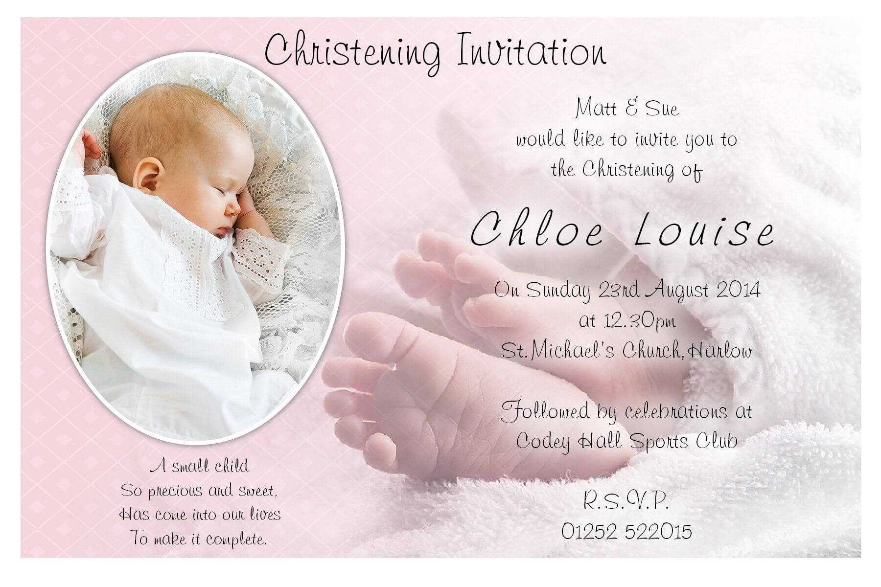 Baptism Invitation Blank Templates For Boy | Baptism Regarding Blank Christening Invitation Templates