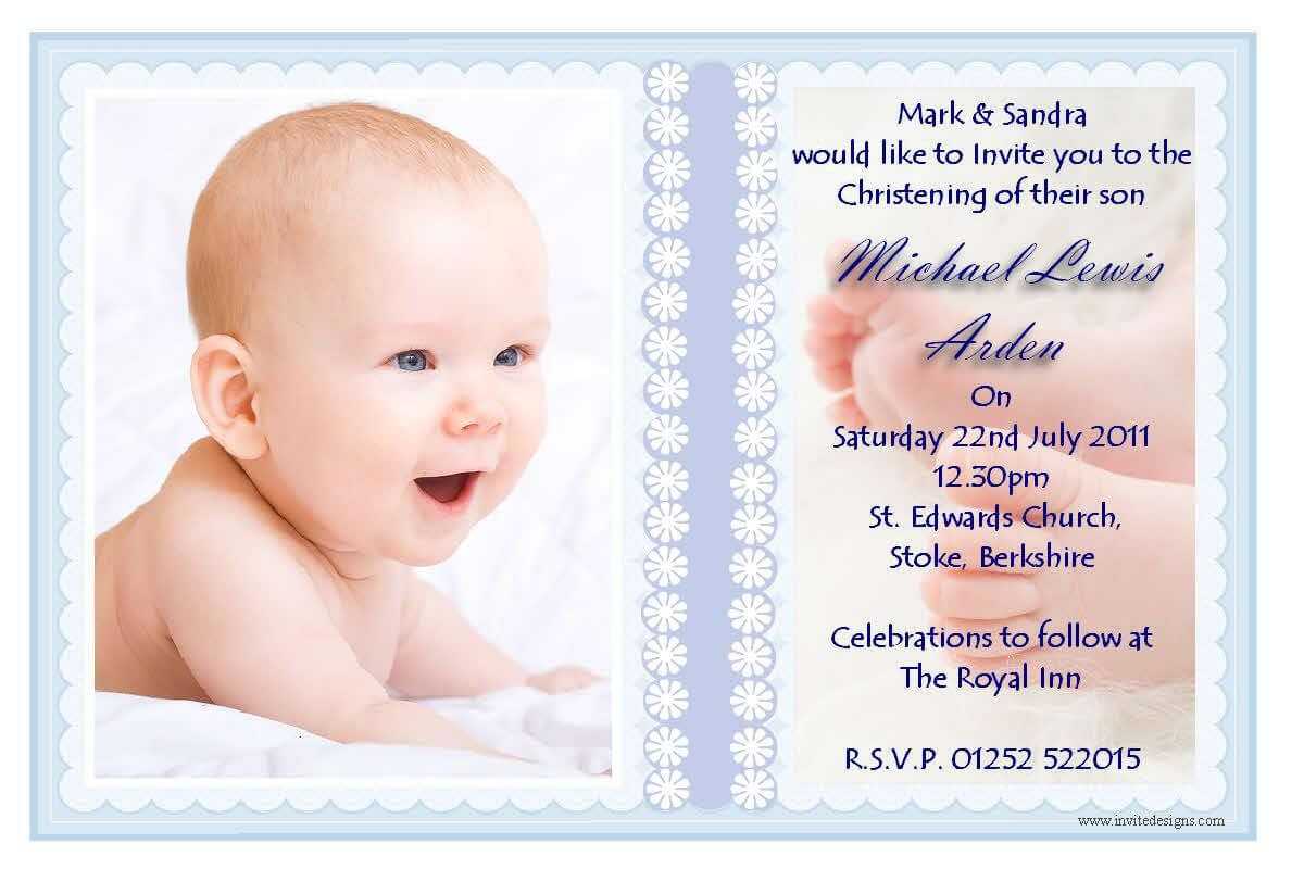 Baptism Invitation Card Cards Canada On Baptism Invitation In Baptism Invitation Card Template