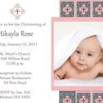 Baptism Invitation Card Template Free | Baptism Invitations Throughout Baptism Invitation Card Template