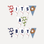 Baseball Baby Shower Banner Template – Baby Shower Banner Custom, Editable  Banner For Party, Baby Shower Supplies, Hadley Designs Inside Baby Shower Banner Template