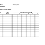 Baseball Lineup Defensive | Baseball Roster Template Team Within Softball Lineup Card Template