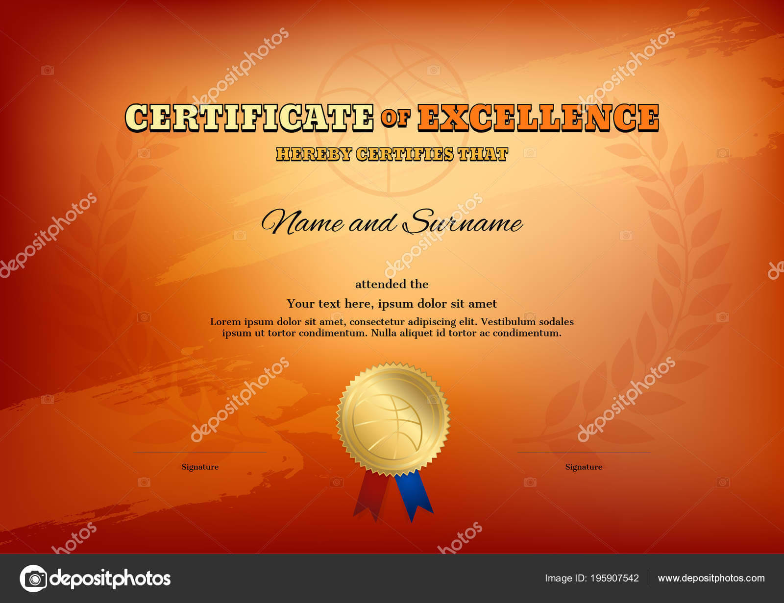 Basketball Camp Certificate Template | Certificate Template Within Basketball Camp Certificate Template
