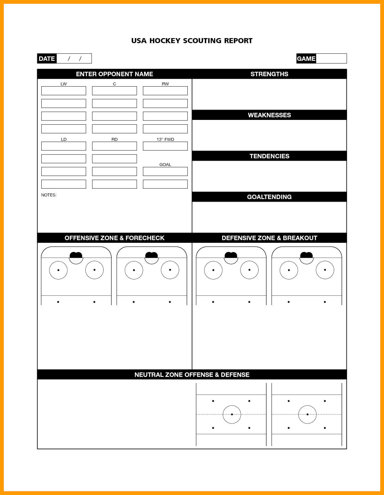 Basketball Ng Report Template Printable Books Historical G In Basketball Scouting Report Template