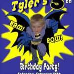 Batman Birthday Invitations Within Batman Birthday Pertaining To Batman Birthday Card Template