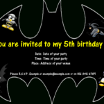 Batman Party Invitations … | Birthday In 2019 | Batman Party Throughout Batman Birthday Card Template