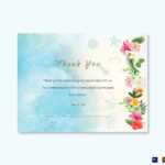 Beach Thank You Card Template Within Thank You Card Template Word