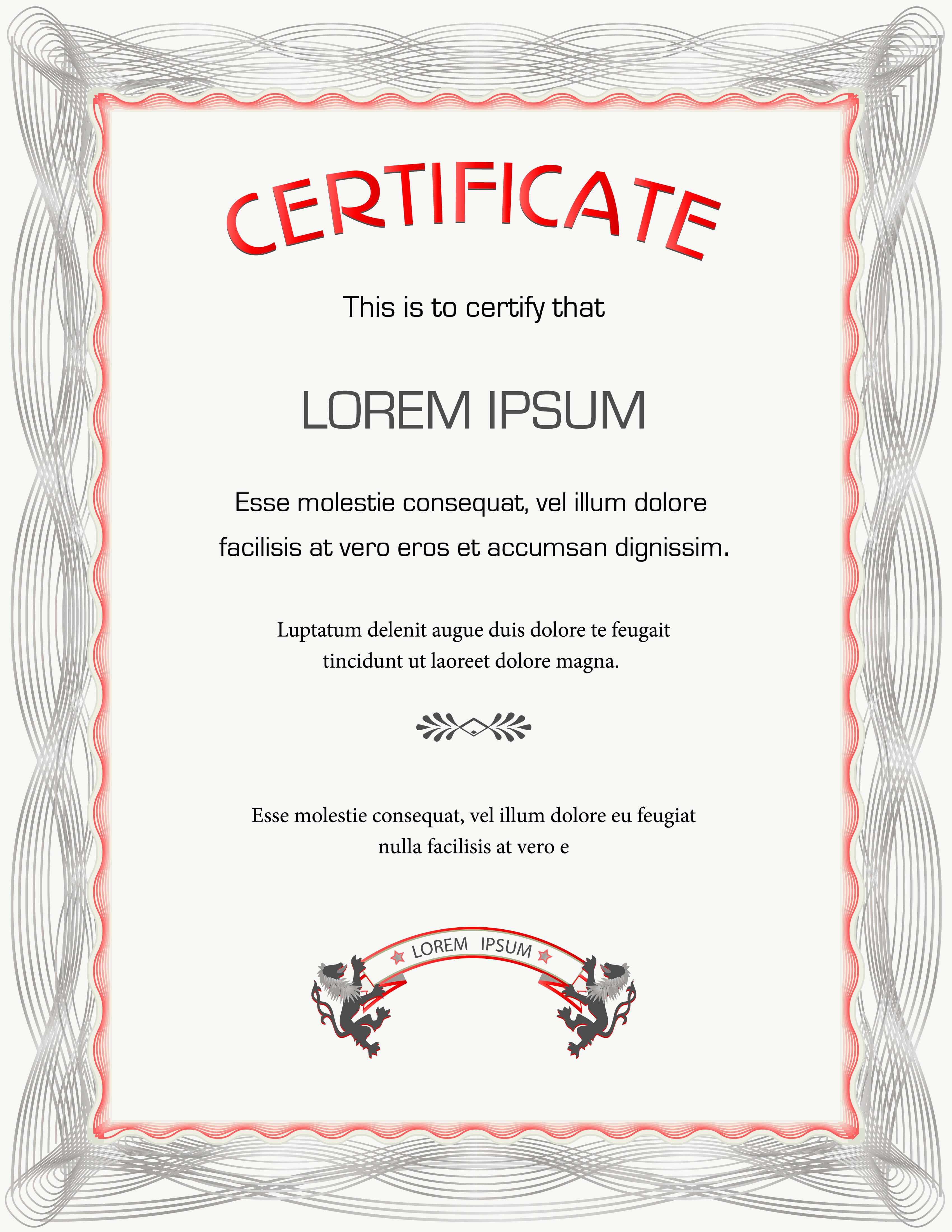 Beautiful Certificate Template Word Regarding Beautiful Certificate Templates