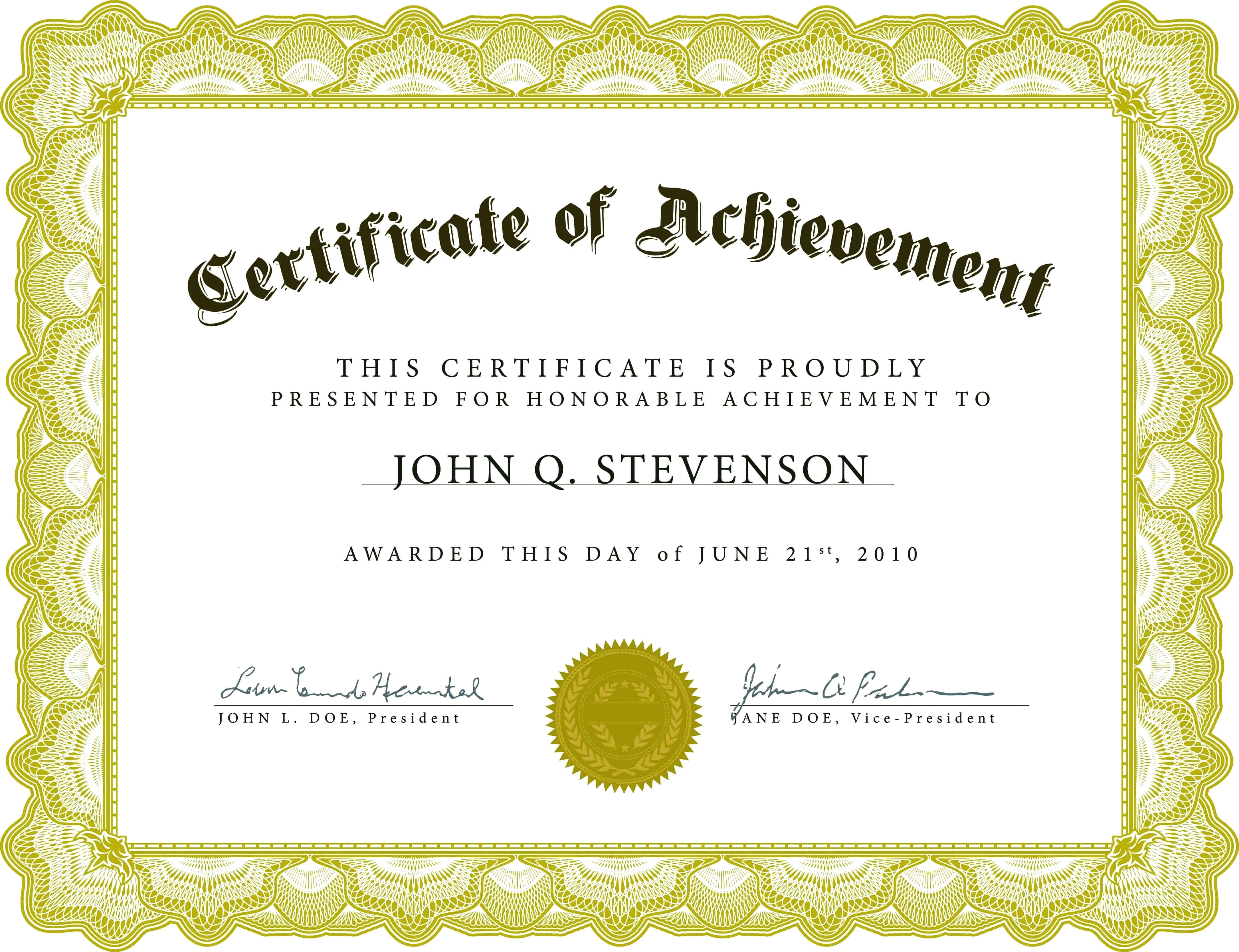Beautiful Certificate Template Word Throughout Pageant Certificate Template