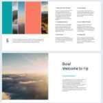 Beautiful Travel Guide Brochure Template – Flipsnack With Travel Guide Brochure Template