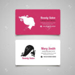 Beauty Parlour Visiting Card Design Free Download Salon Intended For Hairdresser Business Card Templates Free