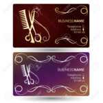 Beauty Salon And Hairdresser Business Card Template Vector Inside Hairdresser Business Card Templates Free