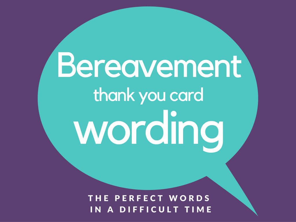 Bereavement Thank You Notes | Lovely Wording Examples Pertaining To Sympathy Thank You Card Template