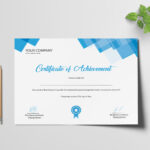 Best Designer Achievement Certificate Template With Regard To Design A Certificate Template