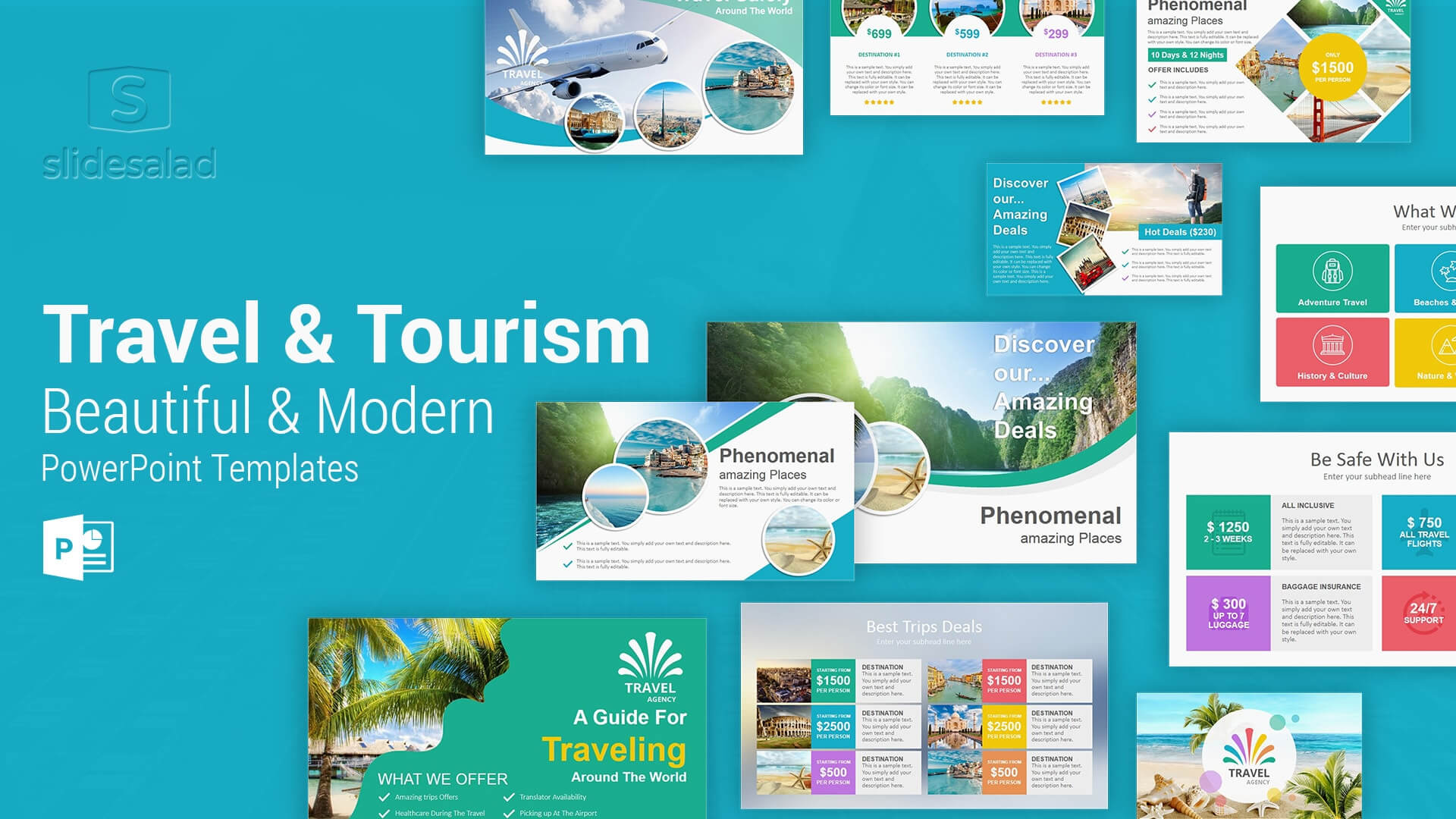 Best Modern Powerpoint Templates For 2019 – Slidesalad In Tourism Powerpoint Template