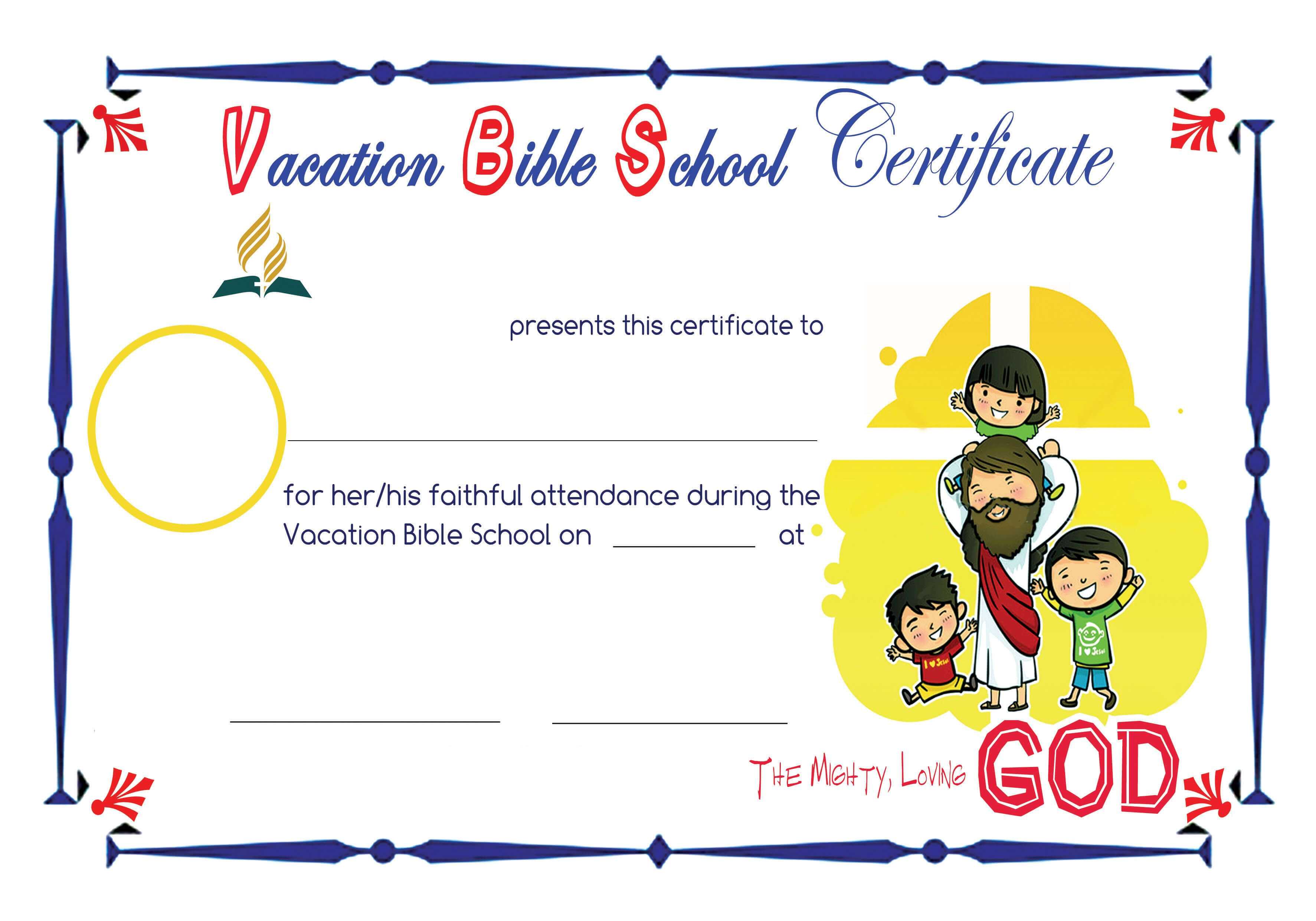 Bible School Certificates Pictures To Pin On Pinterest In Free Vbs Certificate Templates