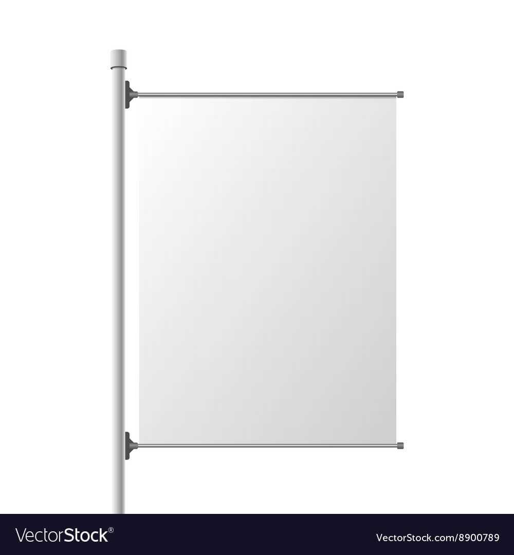 Big Street Banner Realistic Template In Street Banner Template