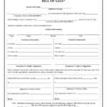 Bill Of Sale Template Ontario – Wovensheet.co Regarding Certificate Of Origin For A Vehicle Template