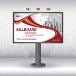 Billboard Banner Template Vector Design, Advertisement, Realistic.. regarding Outdoor Banner Template