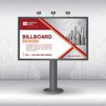 Billboard Banner Template Vector Design, Advertisement, Realistic.. Throughout Outdoor Banner Template