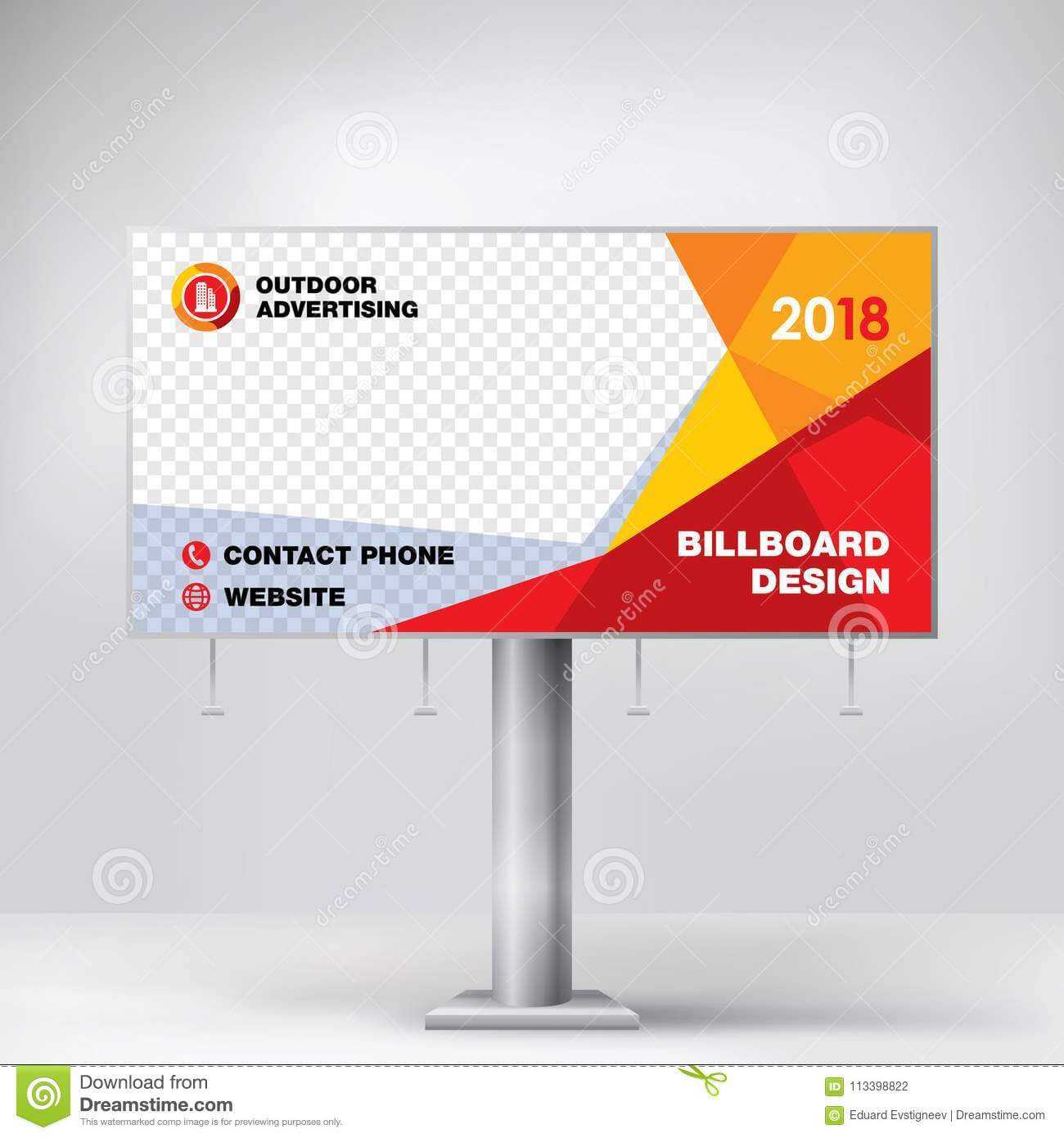 Billboard Design, Template For Outdoor Advertising, Modern For Outdoor Banner Design Templates