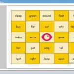 Bingo Card Creator | Sight Words: Teach Your Child To Read Within Bingo Card Template Word