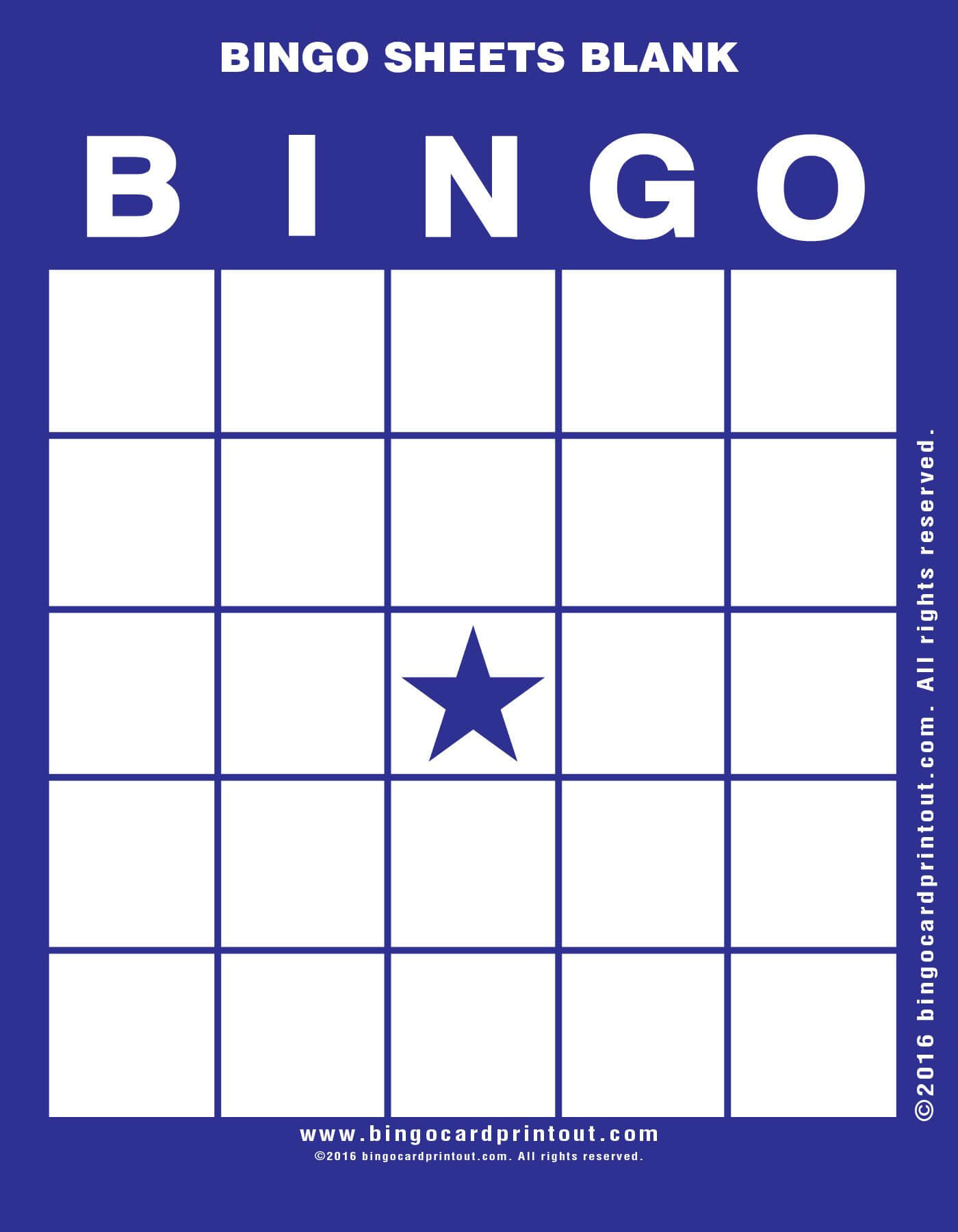 Bingo Sheets Blank 6 | Bingo Sheets Blank | Bingo Card Within Blank Bingo Card Template Microsoft Word