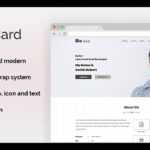 Biocard - Personal Portfolio Psd Template | Themeforest Website Templates  And Themes throughout Bio Card Template