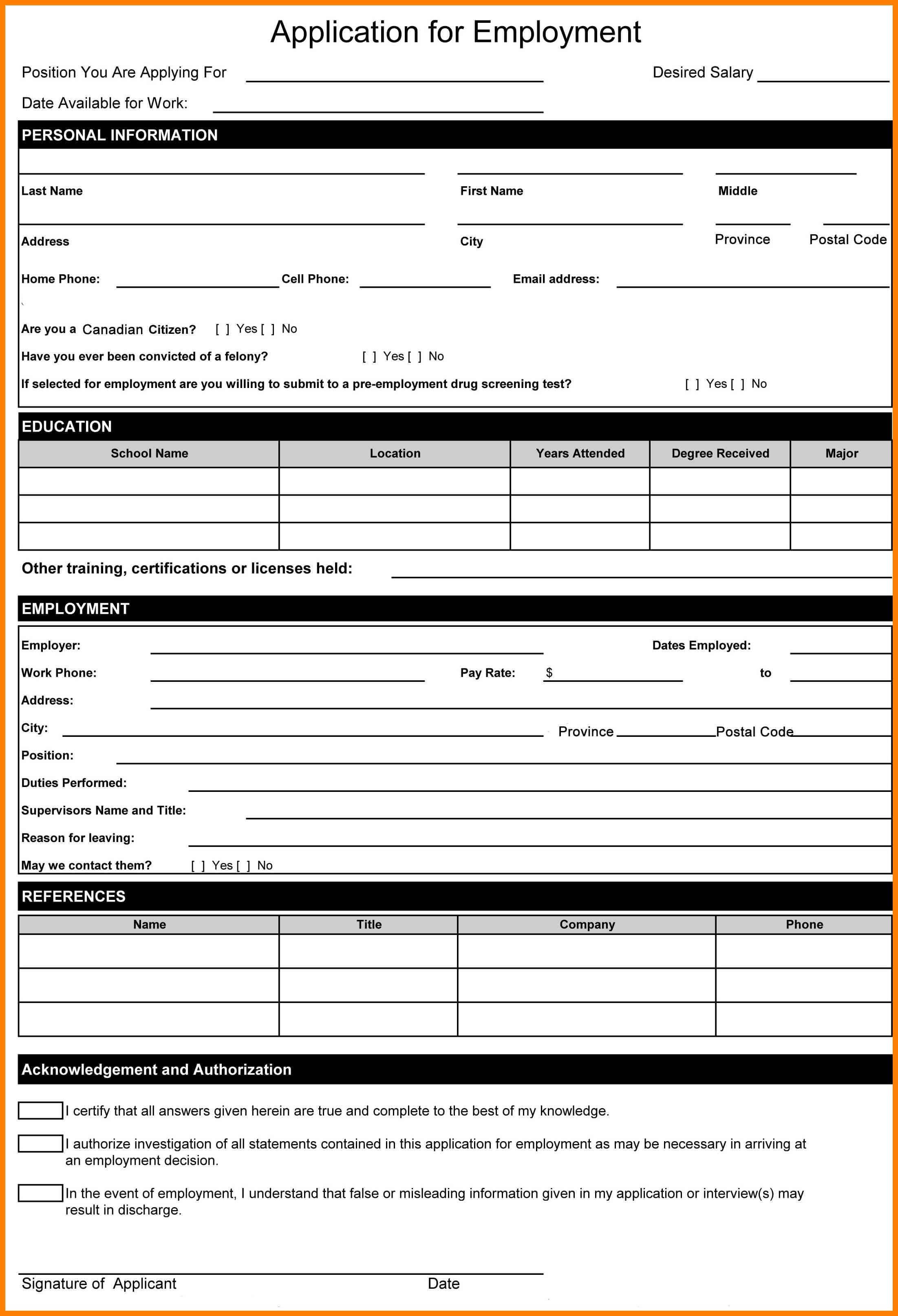 Biodata Sample Form Applicants Forms Templates Word Basic Throughout Job Application Template Word