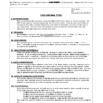 Biology Lab Report Format Example | College | Lab Report For Biology Lab Report Template