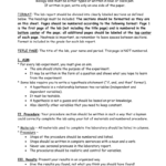 Biology Lab Report Format In Biology Lab Report Template