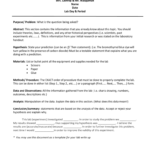 Biology Lab Report Template Inside What Is A Report Template