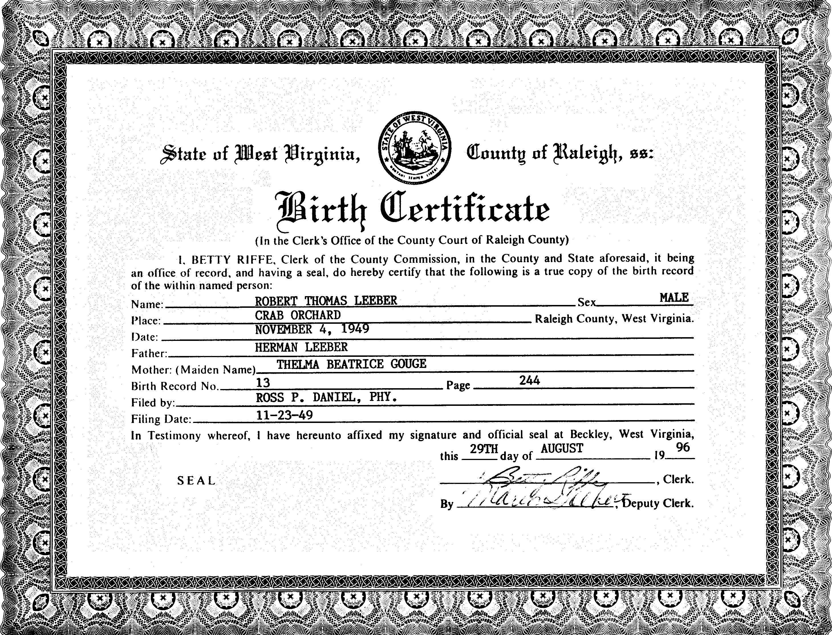Birth Certificate Example – Hizir.kaptanband.co Inside Editable Birth Certificate Template