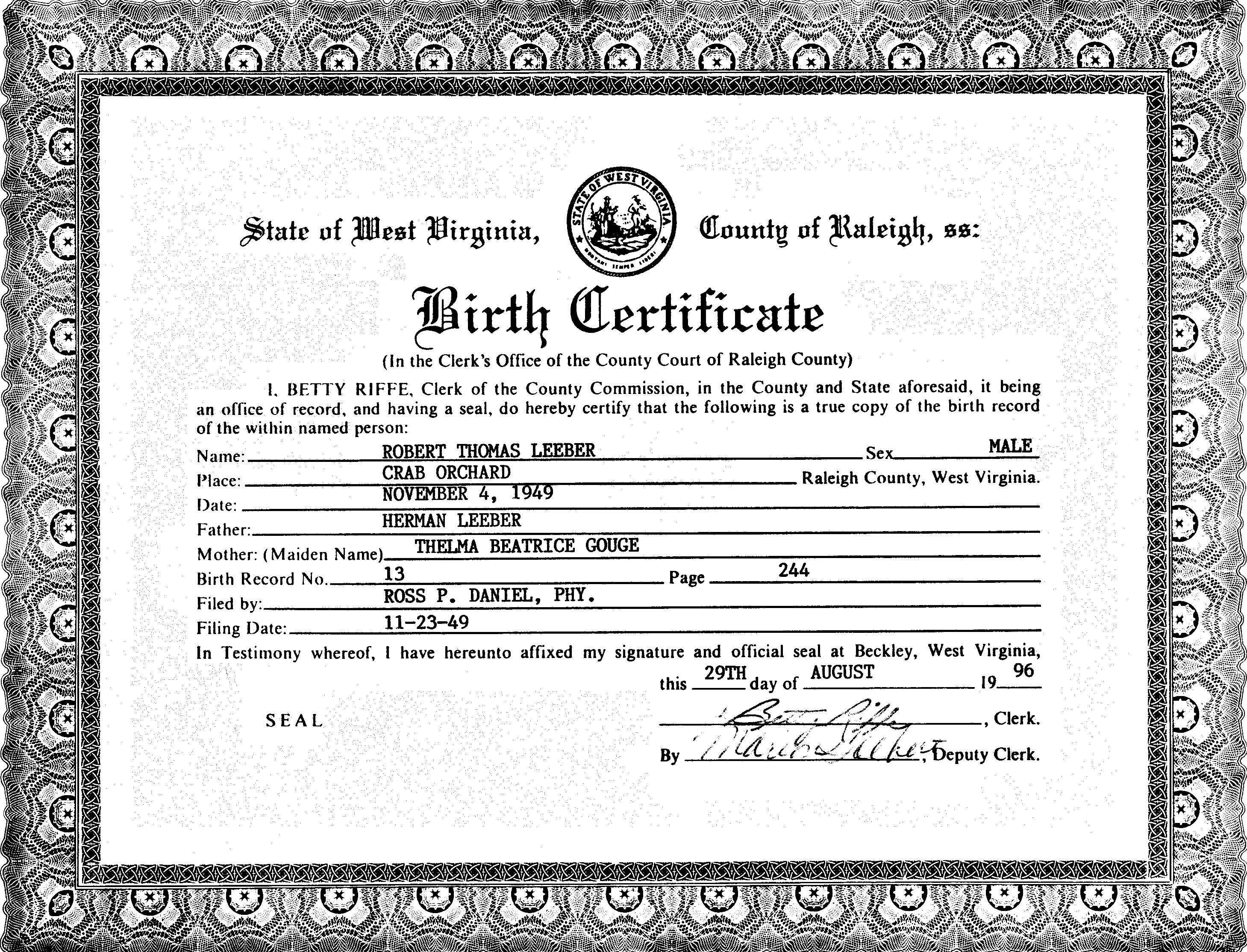 Birth Certificate Example – Hizir.kaptanband.co Intended For Birth Certificate Templates For Word