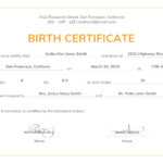 Birth Certificate Maker – Adaptpaper.co Pertaining To Girl Birth Certificate Template