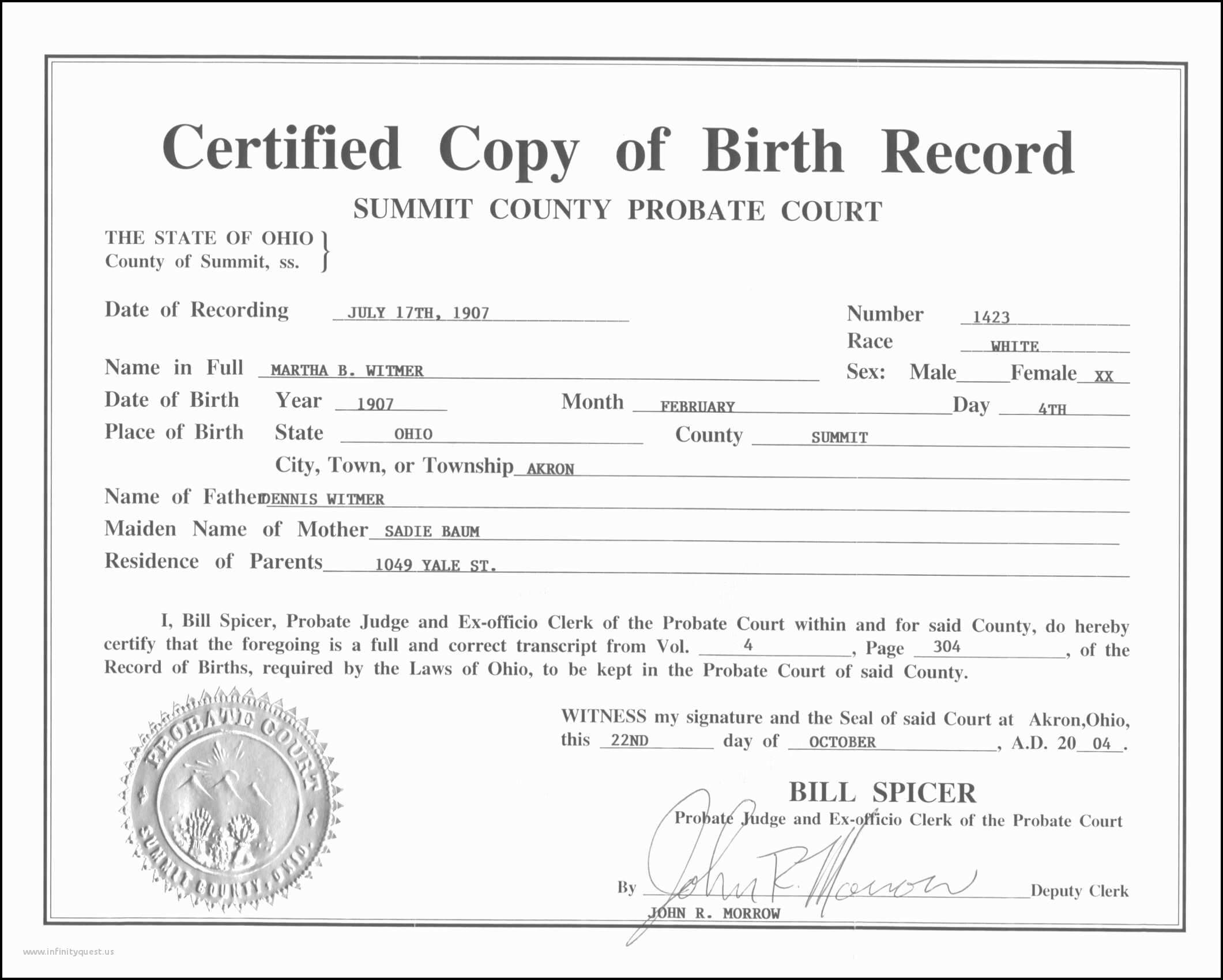 Birth Certificate Money Amazing 8 Birth Certificate With Birth Certificate Templates For Word