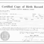Birth Certificate Replacement Utah Simplex Get A Birth For Editable Birth Certificate Template