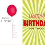 Birthday Card Template Word Quarter Fold Free 2013 Text With Regard To Quarter Fold Card Template