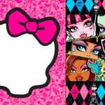 Birthday Design Collections — Birthday Design Vectors And Regarding Monster High Birthday Card Template