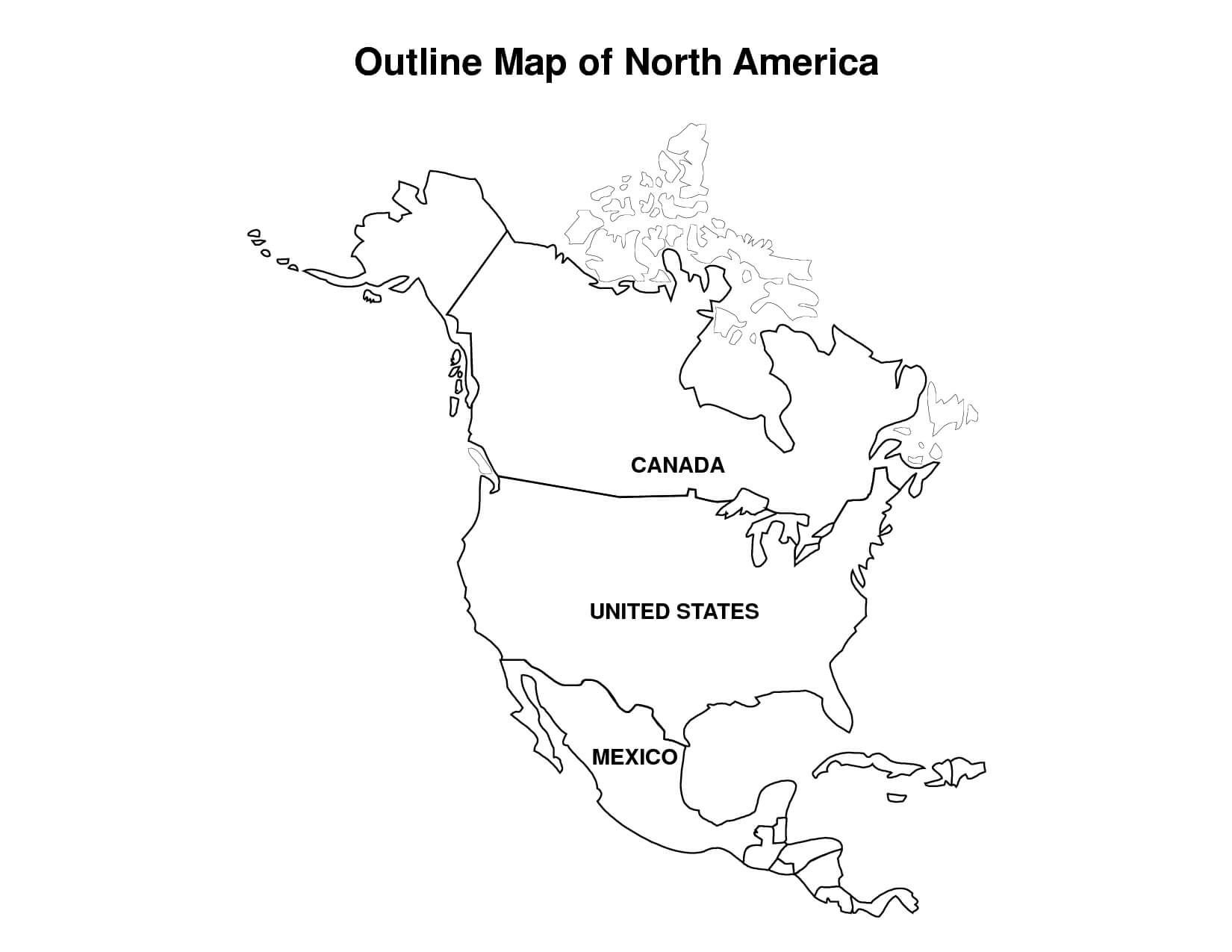 Blackline Map Of The United States And Travel Information Throughout Blank Template Of The United States