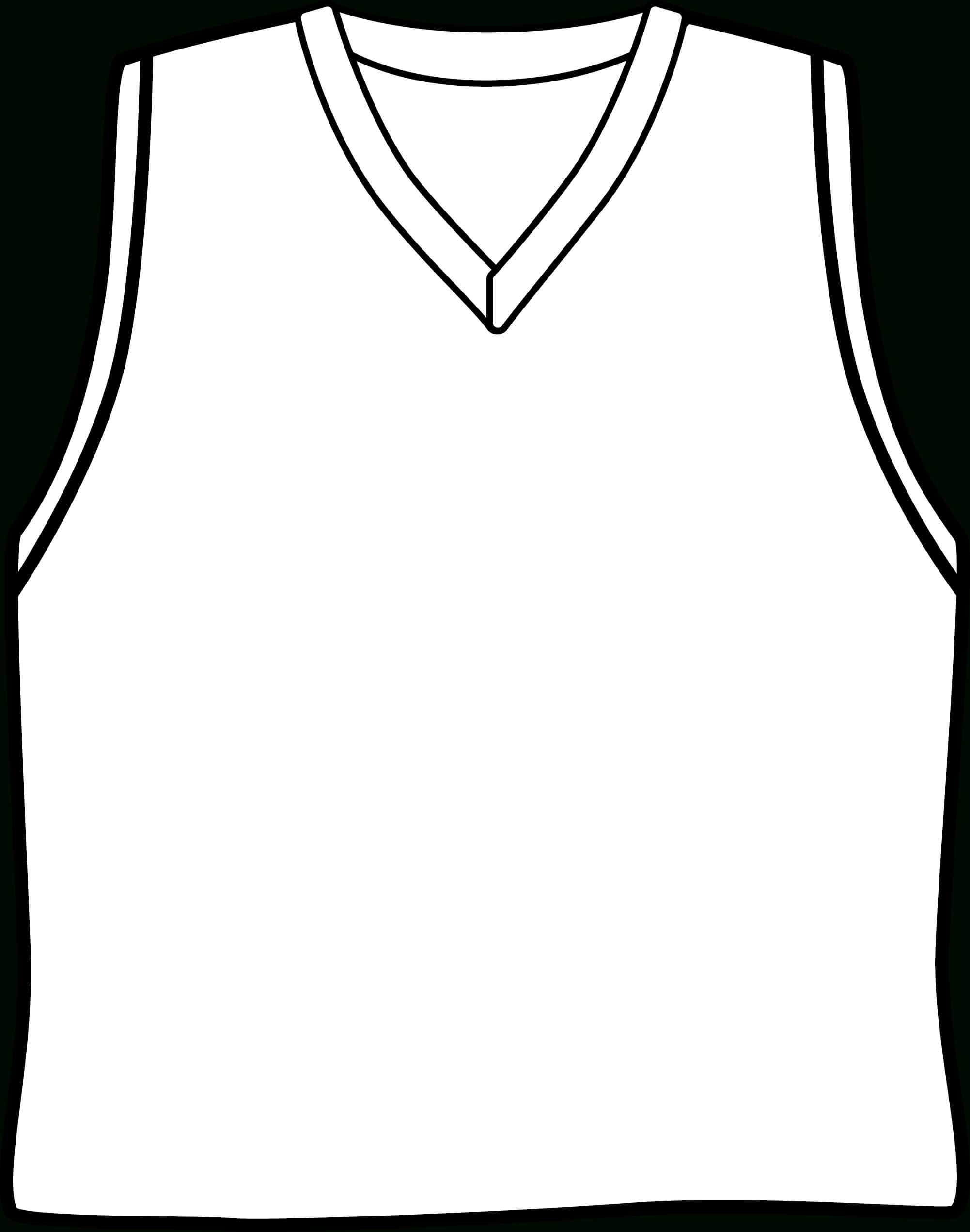 Blank Basketball Jersey Clipart | Free Download Best Blank Throughout Blank Basketball Uniform Template